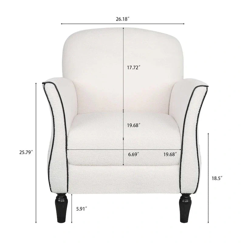 Fauteuils d'appoint modernes pour le salon