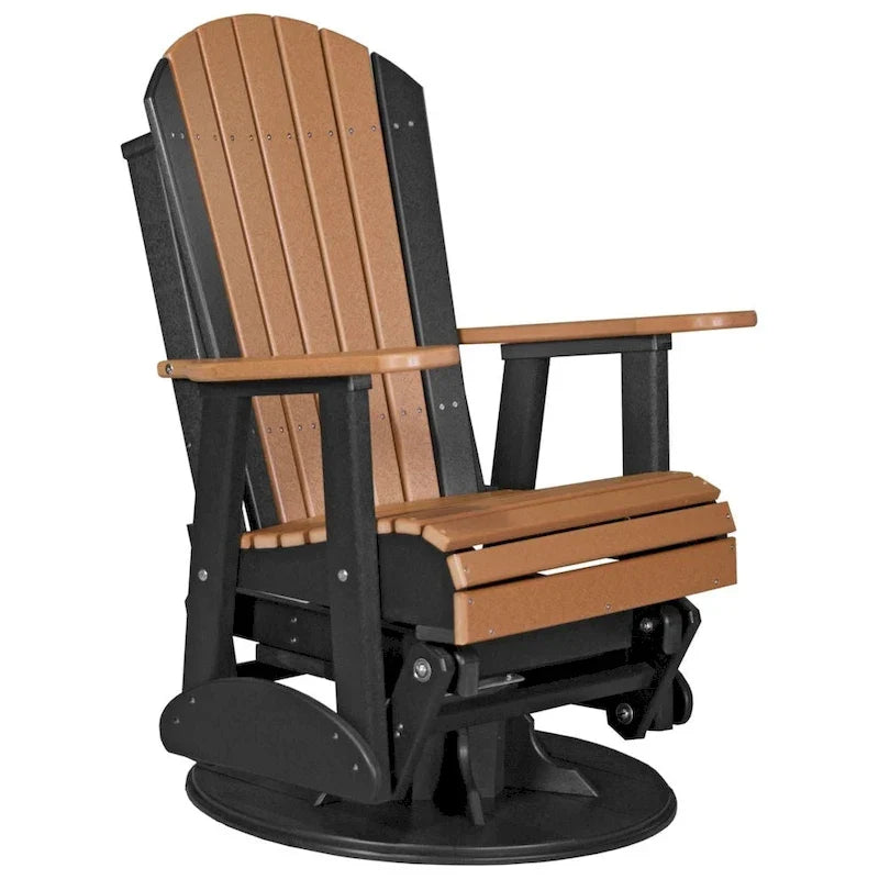 Fauteuil planeur pivotant Adirondack en polybois