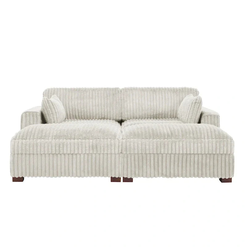 Canapé modulable en tissu pour salon et chambre à coucher