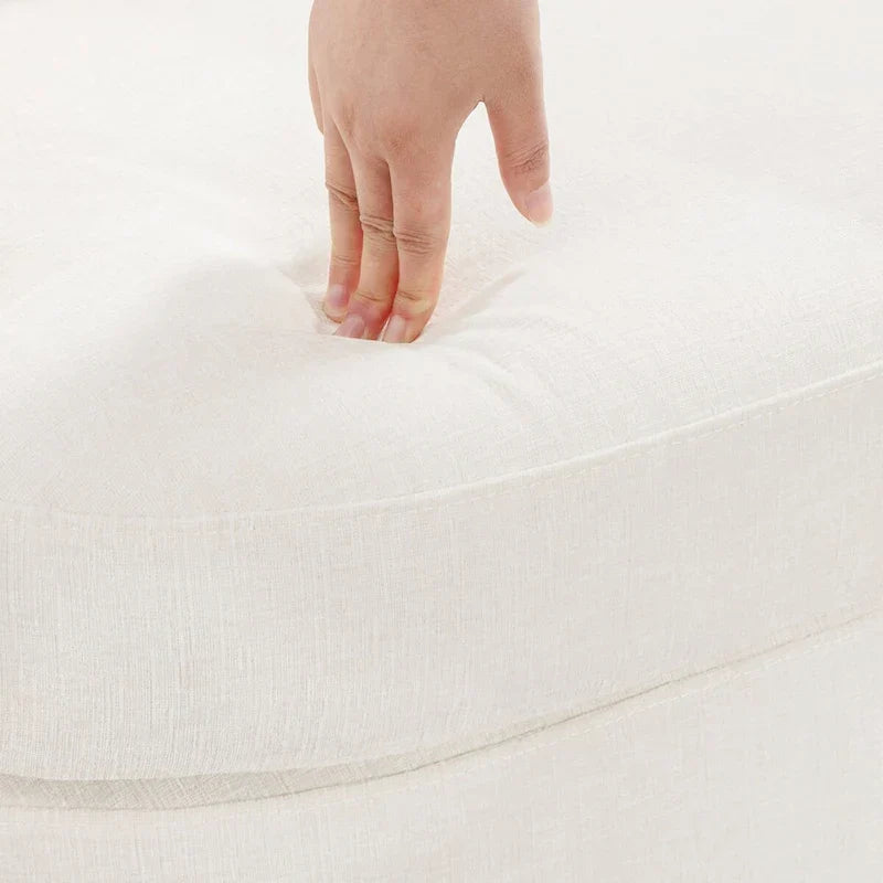 Fauteuils pivotants modernes Chenille pour salon
