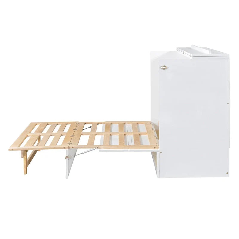 Lit escamotable Nestfair double avec grands tiroirs