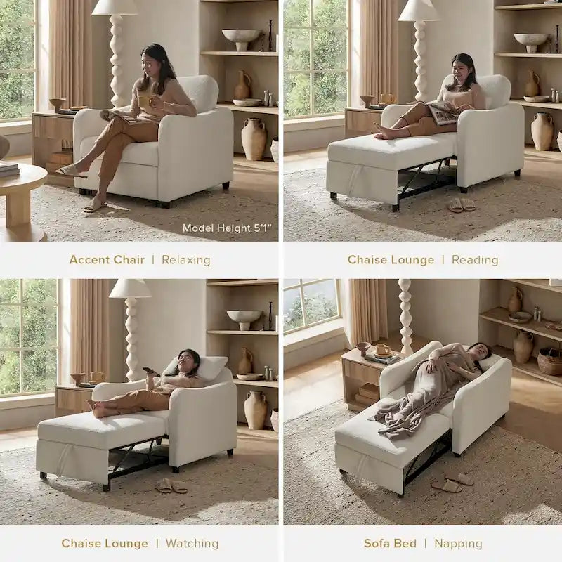 Fauteuil-lit convertible Mopio Sophie 4-en-1