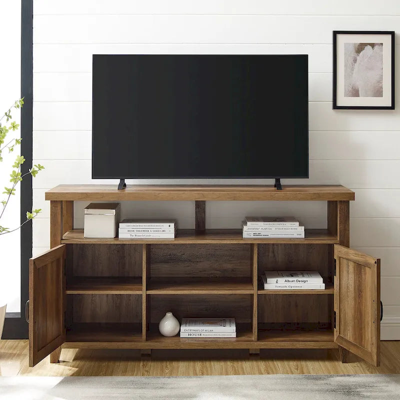 Meuble TV haut Middlebrook 58 po à porte rainurée