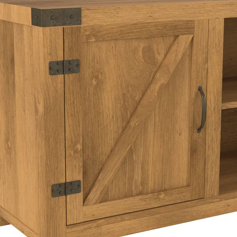 Meuble TV avec porte de grange Middlebrook Firebranch 58 pouces