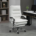 Fauteuil de bureau massant, chauffant et inclinable en microfibre Vinsetto avec vibrations