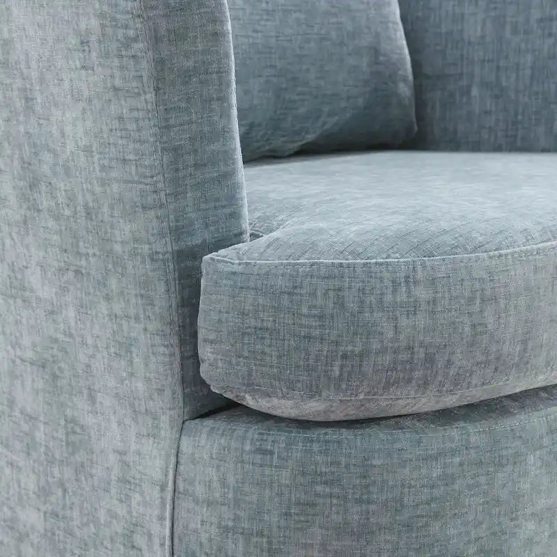 Fauteuils pivotants modernes Chenille pour salon