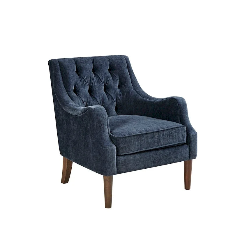 Fauteuil d'appoint capitonné moderne