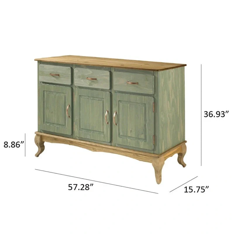 Buffet Vert en Bois