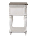 Table de chevet à pieds blancs antiques Magnolia Manor