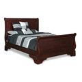 Lit traîneau Rodgers Bordeaux, New Classic Furniture