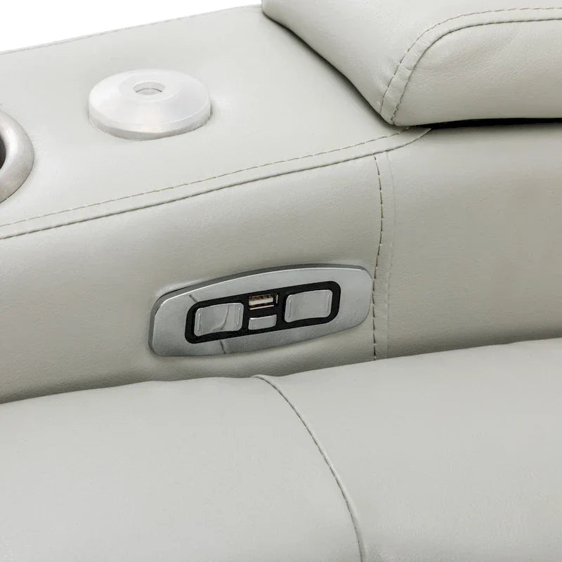 Fauteuil inclinable motorisé de cinéma maison multifonctionnel pivotant à 270°