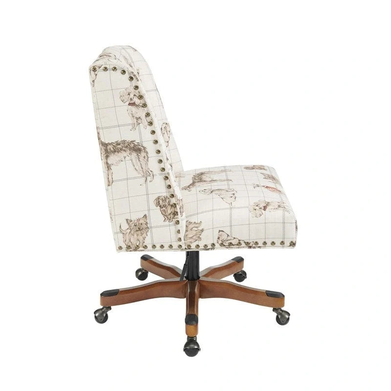Chaise de bureau pivotante Violet