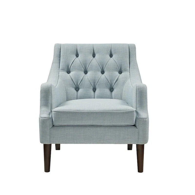 Fauteuil d'appoint capitonné moderne