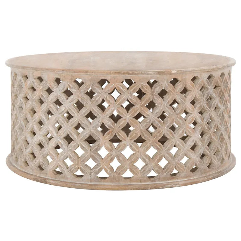 Table basse ronde Antkea SAFAVIEH - 35 L x 35 P x 16 H - 35Lx35Px16H