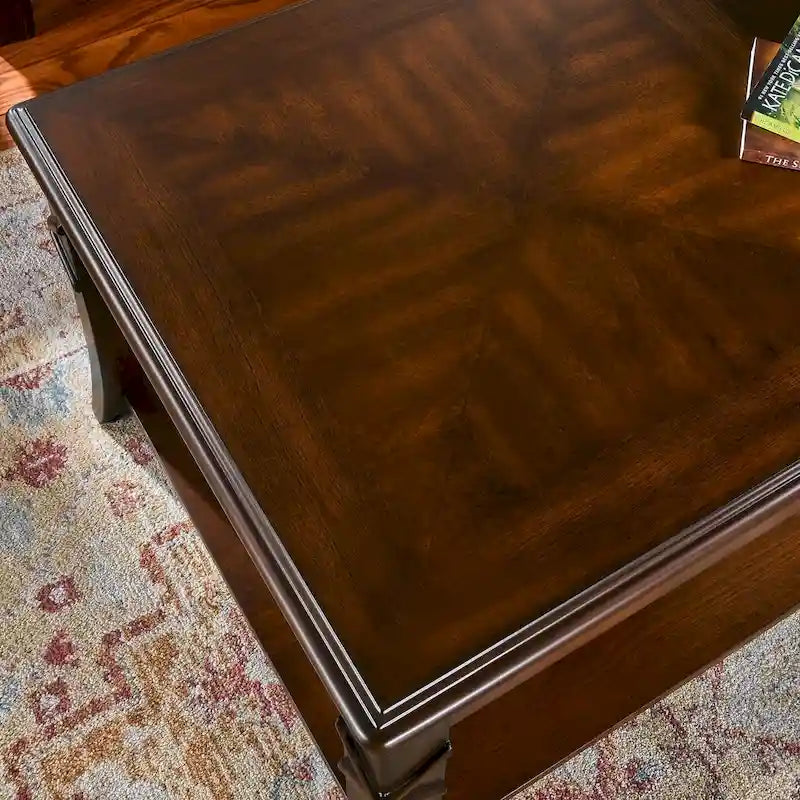 Table basse d'appoint en bois massif